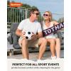 Sportneer Stadium Seats with Back Support: 2.5” Thick Comfy Cushion 6 Adjustable Angle Bleacher Seat with Armrest – 2 Large Pockets, 2 Cup Holders Stadium Chair for Sport Events Concerts Parks(Grey)
