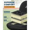 Sportneer Stadium Seats with Back Support: Extra Wide Stadium Seats for Bleachers with Shoulder Strap 2 Pack – Portable Round Bleacher Seats with 6 Reclining Positions for Camping, Sport, Event