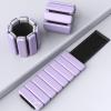Sportneer Wrist & Ankle Weights for Women Men – 1 Pair (1 lb/2 lb Each) | Adjustable Weighted Bracelet Silicone Bangles for Yoga, Dance, Pilates, Cardio, Aerobics, Gym, Pool Exercises and Jogging(Soft Lavender)