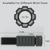 Sportneer Wrist & Ankle Weights for Women Men – 1 Pair (1 lb/2 lb Each) | Adjustable Weighted Bracelet Silicone Bangles for Yoga, Dance, Pilates, Cardio, Aerobics, Gym, Pool Exercises and Jogging(Polar Night Black)