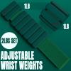 Sportneer Wrist & Ankle Weights for Women Men – 1 Pair (1 lb/2 lb Each) | Adjustable Weighted Bracelet Silicone Bangles for Yoga, Dance, Pilates, Cardio, Aerobics, Gym, Pool Exercises and Jogging(Transformative Teal)