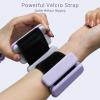 Sportneer Wrist & Ankle Weights for Women Men – 1 Pair (1 lb/2 lb Each) | Adjustable Weighted Bracelet Silicone Bangles for Yoga, Dance, Pilates, Cardio, Aerobics, Gym, Pool Exercises and Jogging(Soft Lavender)