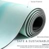 Sportneer Yoga Mat – 72” x 26” x 4mm Thick Extra Long and Wide Non Slip Exercise & Fitness Mat for for All Types of Yoga, Pilates & Floor Workouts, Home Gym Studio, (Gradient Blue) – (Gradient Pink)
