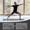 Sportneer Yoga Mat – Pro Non Slip Anti-Tear Workout Mat for Women and Men- 4mm Thick Large Eco-Friendly Exercise Mat for Yoga, Pilates & Floor Exercise, Grey (72″x24″)