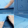Yoga Mat with Poses, Sportneer Yoga Mats for Women & Men, Non Slip Double-Sided, Exercise Mats for Home Workout – 24″ Wide x 72″ Long x 1/4″ Thick – Exercise Mat Yoga Mat with Strap Home Gym