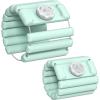 Sportneer Adjustable Wrist Weights for Women Men – Arm Weights Knob Silicone Pilates weights, Weighted Bracelet for Walking, Running, Workout, Yoga, Water Aerobics, Pool Exercises, Set of 2 (1LB Each)(Green)