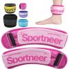 Sportneer Ankle Weights 0.5/1/2/3/5 LBS 1 Pair Wrist Leg Arm Weights for Women Men Kids Child with Adjustable Straps, Strength Weighted for Jogging Running Walking Fitness Gym Workout(Pink)
