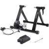 Sportneer Bike Trainer – Magnetic Stationary Stand for 26-28″ & 700C Wheels – 8 Level Resistance Portable Stainless Steel Indoor Trainer with Quick Release Lever & Front Wheel Riser Block