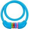 Sportneer Cable Lock: 4 Digit Resettable Combination High Security Bike Locks Heavy Duty Anti Theft – 25.6inch Long Colorful & Keyless Bicycle Lock for Kid’s Bike – Blue(Blue)