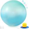 Sportneer Extra Thick Exercise Ball – 25.6”Yoga Ball with Quick Pump – Anti-Burst and Slip Resistant Fitness Ball Chair for Pregnancy and Physical Therapy(Blue Green)