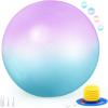Sportneer Extra Thick Exercise Ball – 25.6”Yoga Ball with Quick Pump – Anti-Burst and Slip Resistant Fitness Ball Chair for Pregnancy and Physical Therapy(Iris Blue Purple)
