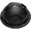 Sportneer Half Balance Ball – Inflatable Exercise Ball Trainer With Resistance Bands & Pump – Non-slip Yoga Ball for Stability, Core Training, Physical Therapy – Home Gym Equipment(Black)