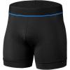 Sportneer Padded Bike Shorts for Men 3D Padding Men’s Cycling Biking Underwear Anti-Slip Design Breathable & Adsorbent(Black Wtih Blue Lines)