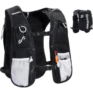 Sportneer Hydration Backpack: Running Vest with Reflective Strips -Lightweight Hydration Vest Backpack for Running Hiking Biking Cycling for Women Men