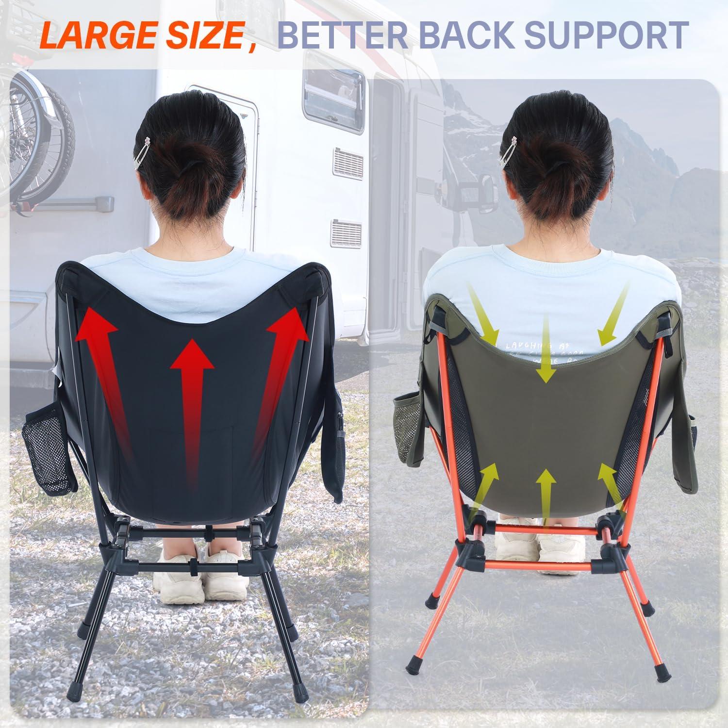 image:imageSportneer Heated Chairs Outdoor Sports Heated Camping Chair with USB Plug amp 3 Heating Levels Portable amp Compact Heated Chair for Backpacking Camping Lawn Picnic Travel Power Bank Not Included