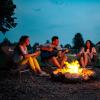 Sportneer Heated Chairs Outdoor Sports: Heated Camping Chair with USB Plug & 3 Heating Levels – Portable & Compact Heated Chair for Backpacking, Camping, Lawn, Picnic, Travel (Power Bank Not Included)