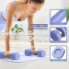 Adjustable Dumbbell Set of 2: Sportneer 4 in 1 Free Weights Dumbbells Set for Women, Hand Weights for Women at Home, Each 2lb 3lb 4lb 5lb Weights with Soft Rubber Handle for Home Gym Exercise Training(Bright Cornflower)