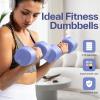 Adjustable Dumbbell Set of 2: Sportneer 4 in 1 Free Weights Dumbbells Set for Women, Hand Weights for Women at Home, Each 2lb 3lb 4lb 5lb Weights with Soft Rubber Handle for Home Gym Exercise Training(Bright Cornflower)