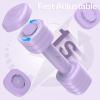 Adjustable Dumbbell Set of 2: Sportneer 4 in 1 Free Weights Dumbbells Set for Women, Hand Weights for Women at Home, Each 2lb 3lb 4lb 5lb Weights with Soft Rubber Handle for Home Gym Exercise Training(Aura Lavender)