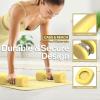 Adjustable Dumbbell Set of 2: Sportneer 4 in 1 Free Weights Dumbbells Set for Women, Hand Weights for Women at Home, Each 2lb 3lb 4lb 5lb Weights with Soft Rubber Handle for Home Gym Exercise Training(Butter Yellow)