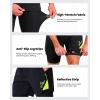 Sportneer Bike Shorts for Men – 3D Padded Lightweight MTB Fit Riding Biking Bicycle Biker Shorts with Zipper Pockets(Black)