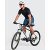 Sportneer Bike Shorts for Men – 3D Padded Lightweight MTB Fit Riding Biking Bicycle Biker Shorts with Zipper Pockets(Blue)