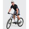 Sportneer Bike Shorts for Men – 3D Padded Lightweight MTB Fit Riding Biking Bicycle Biker Shorts with Zipper Pockets(Grey)