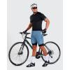 Sportneer Bike Shorts for Men – 3D Padded Lightweight MTB Fit Riding Biking Bicycle Biker Shorts with Zipper Pockets(Light Blue)
