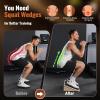 Sportneer Squat Wedge – Squat Wedge Block 1200 LBS – 15°/ 20° Slant Board for Squats Wooden Heel Elevated Board for Squats Weightliting Home Gym Squat Wedge Non-Slip(20°)