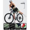 Sportneer Women Padded Bike Shorts – 4D Bicycle Cycling Shorts with 2 Zipper Pockets & 1 Inner Thigh Pocket(Black Green)