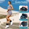 Sportneer Ankle Weights for Men Women Strength Training, 4/10 lbs Pair Leg Weights Set Comfortable and Soft Perfect for Dancing Running Walking Fitness Workout(Gray)