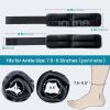 Sportneer Ankle Weights for Men Women Strength Training, 4/10 lbs Pair Leg Weights Set Comfortable and Soft Perfect for Dancing Running Walking Fitness Workout(Black)