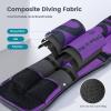 Sportneer Ankle Weights for Men Women Strength Training, 4/10 lbs Pair Leg Weights Set Comfortable and Soft Perfect for Dancing Running Walking Fitness Workout(Purple)
