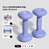 Sportneer Neoprene Dumbbells Set of 2, 2,3, 5, 8, 10lb Hand Weights for Women, Non-Slip Ergonomic Design, Anti-Roll Square Shape at home weights for women(Bright Cornflower)