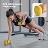 Sportneer Neoprene Dumbbells Set of 2, 2,3, 5, 8, 10lb Hand Weights for Women, Non-Slip Ergonomic Design, Anti-Roll Square Shape at home weights for women(Butter Yellow)