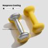 Sportneer Neoprene Dumbbells Set of 2, 2,3, 5, 8, 10lb Hand Weights for Women, Non-Slip Ergonomic Design, Anti-Roll Square Shape at home weights for women(Butter Yellow)