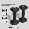 Sportneer Neoprene Dumbbells Set of 2, 2,3, 5, 8, 10lb Hand Weights for Women, Non-Slip Ergonomic Design, Anti-Roll Square Shape at home weights for women(Twilight Black)