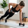 Sportneer Neoprene Dumbbells Set of 2, 2,3, 5, 8, 10lb Hand Weights for Women, Non-Slip Ergonomic Design, Anti-Roll Square Shape at home weights for women(Twilight Black)