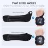 Sportneer Wrist Weights with Thumb Loops Lock for Men Women, 2 LBS /4 LBS Pair Arm Hand Weights for Running Walking Jogging Physical Therapy Gym Strength Training Cardio Exercise, Increase Wrist & Hand Resistance(Black)