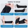 Sportneer Wrist Weights with Thumb Loops Lock for Men Women, 2 LBS /4 LBS Pair Arm Hand Weights for Running Walking Jogging Physical Therapy Gym Strength Training Cardio Exercise, Increase Wrist & Hand Resistance(Black)