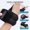 Sportneer Wrist Weights with Thumb Loops Lock for Men Women, 2 LBS /4 LBS Pair Arm Hand Weights for Running Walking Jogging Physical Therapy Gym Strength Training Cardio Exercise, Increase Wrist & Hand Resistance(Black)