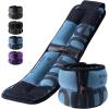 Sportneer Ankle Weights for Men Women Strength Training, 4/10 lbs Pair Leg Weights Set Comfortable and Soft Perfect for Dancing Running Walking Fitness Workout(Blue)
