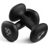 Sportneer Neoprene Dumbbells Set of 2, 2,3, 5, 8, 10lb Hand Weights for Women, Non-Slip Ergonomic Design, Anti-Roll Square Shape at home weights for women(Twilight Black)