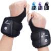 Sportneer Wrist Weights with Thumb Loops Lock for Men Women, 2 LBS /4 LBS Pair Arm Hand Weights for Running Walking Jogging Physical Therapy Gym Strength Training Cardio Exercise, Increase Wrist & Hand Resistance(Black)