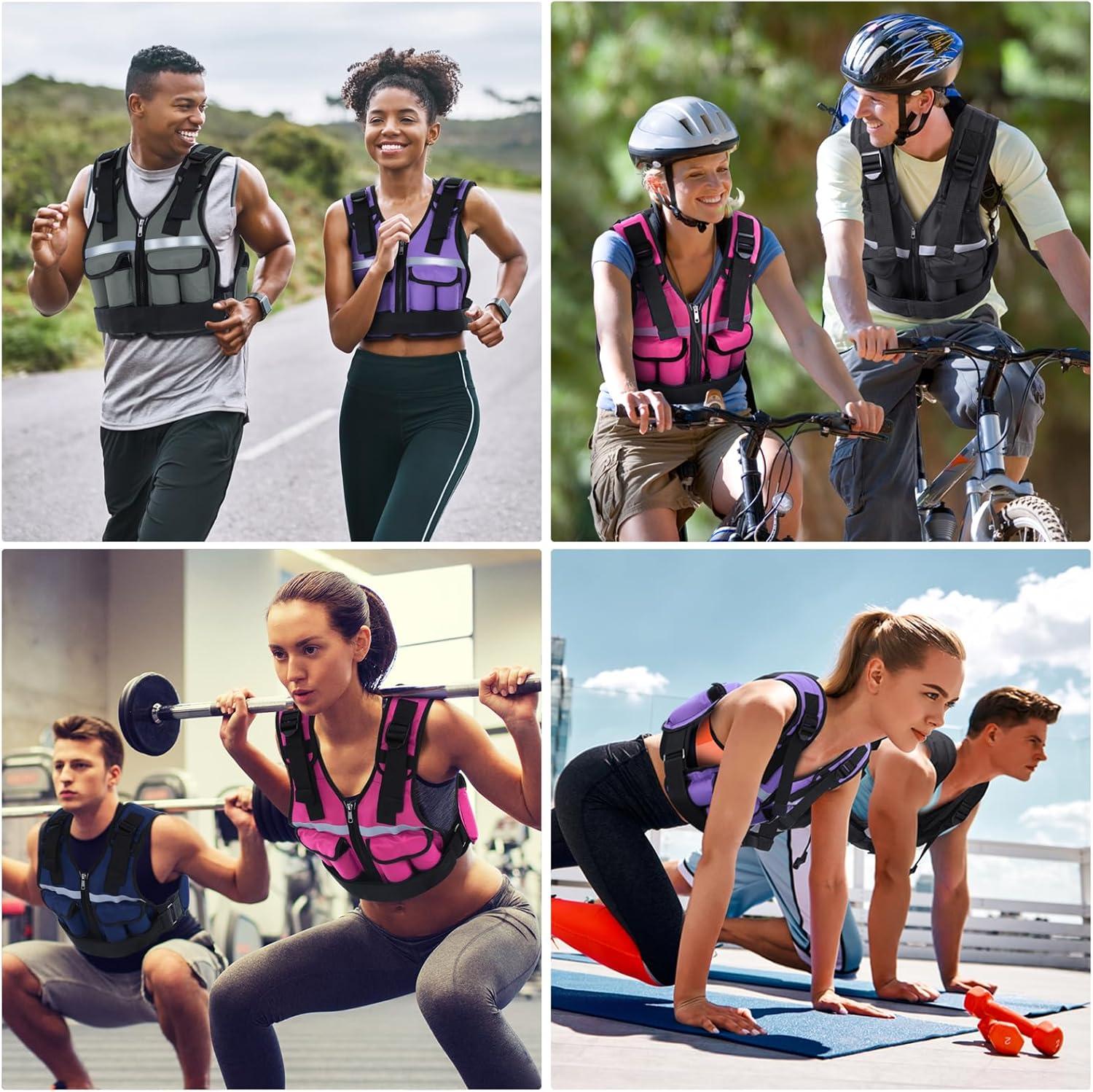 image:imageAdjustable Ankle Weights and Weighted Vest 18lbs