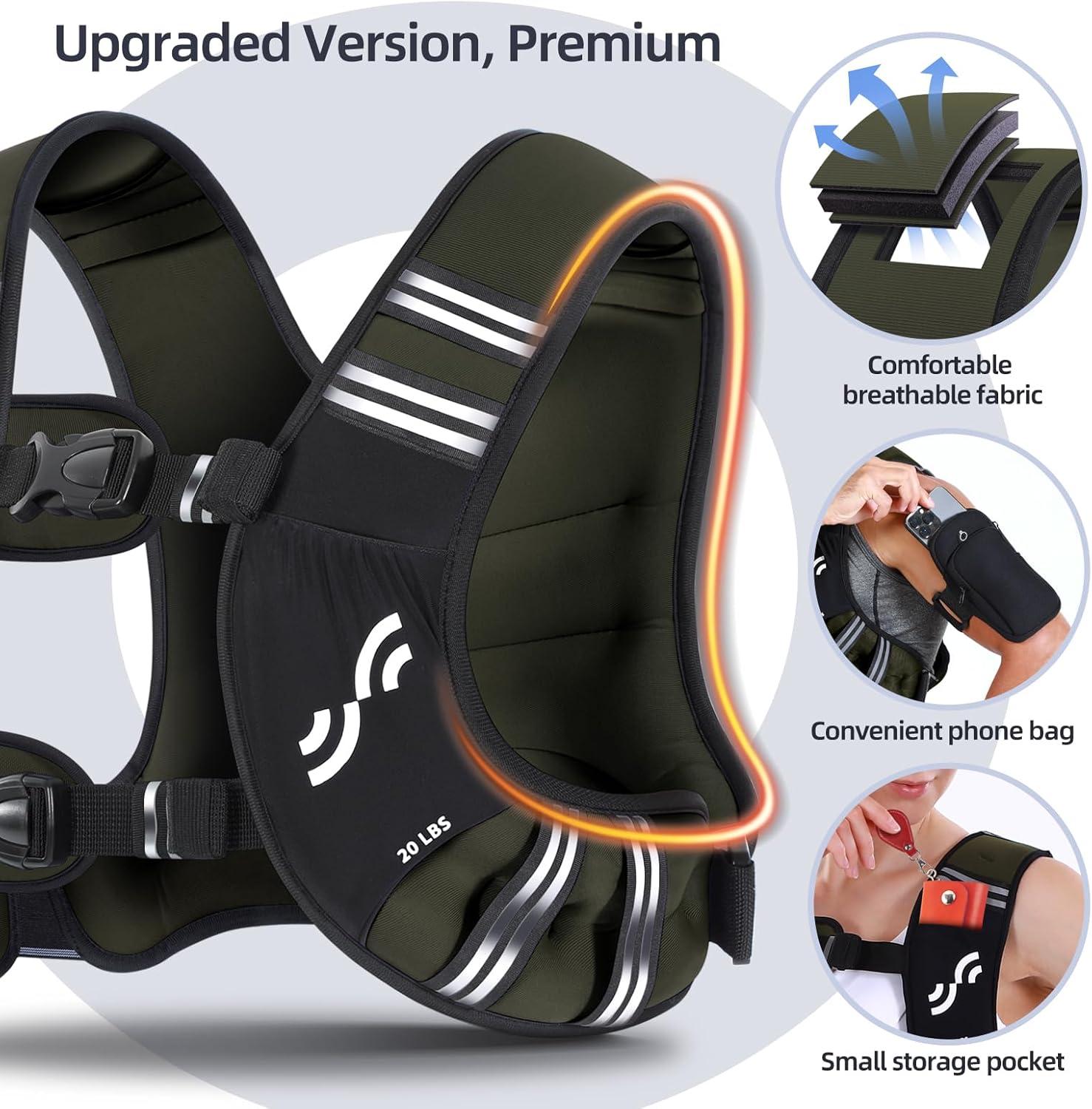 image:imageAdjustable Ankle Weights and Weighted Vest 20lbs