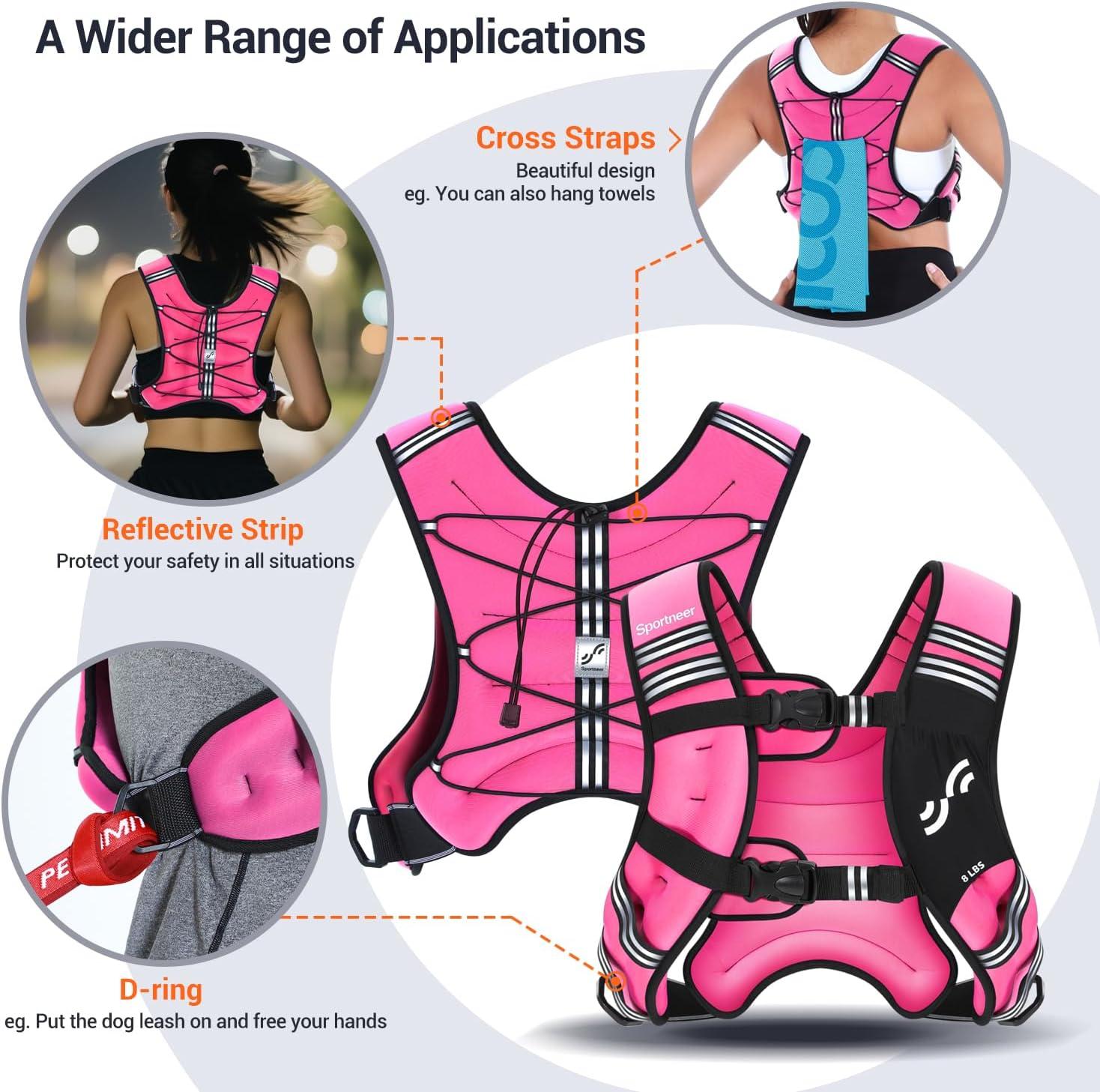 image:imageAdjustable Ankle Weights and Weighted Vest 8lbs
