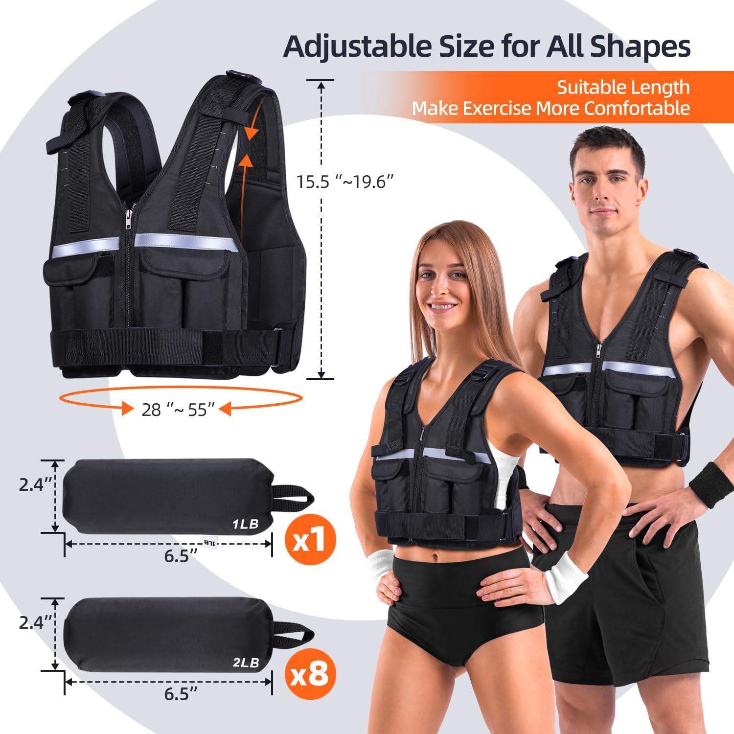 image:imageWeighted Vest with Dumbbells