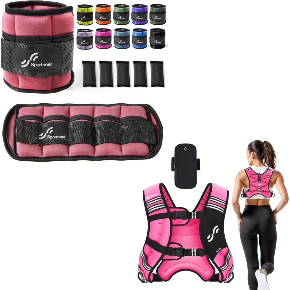 image:imageAdjustable Ankle Weights and Weighted Vest 8lbs