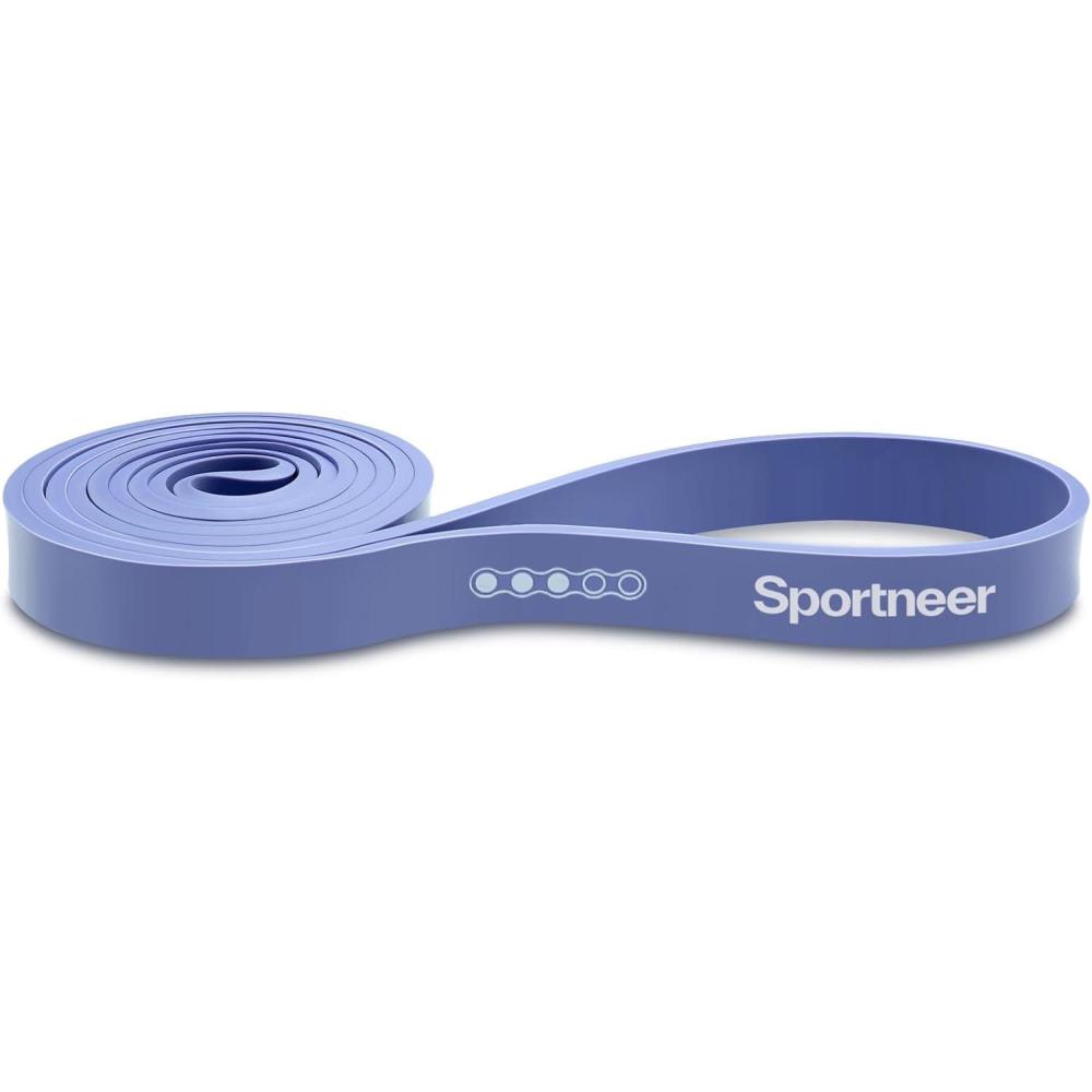 image:imageResistance Bands for Working Out Sportneer 5130lb Exercise Bands 5 Levels Pull Up Bands with Handles amp Door Anchor Resistance Bands for Physical Therapy Stretching amp Resistance Training Blue